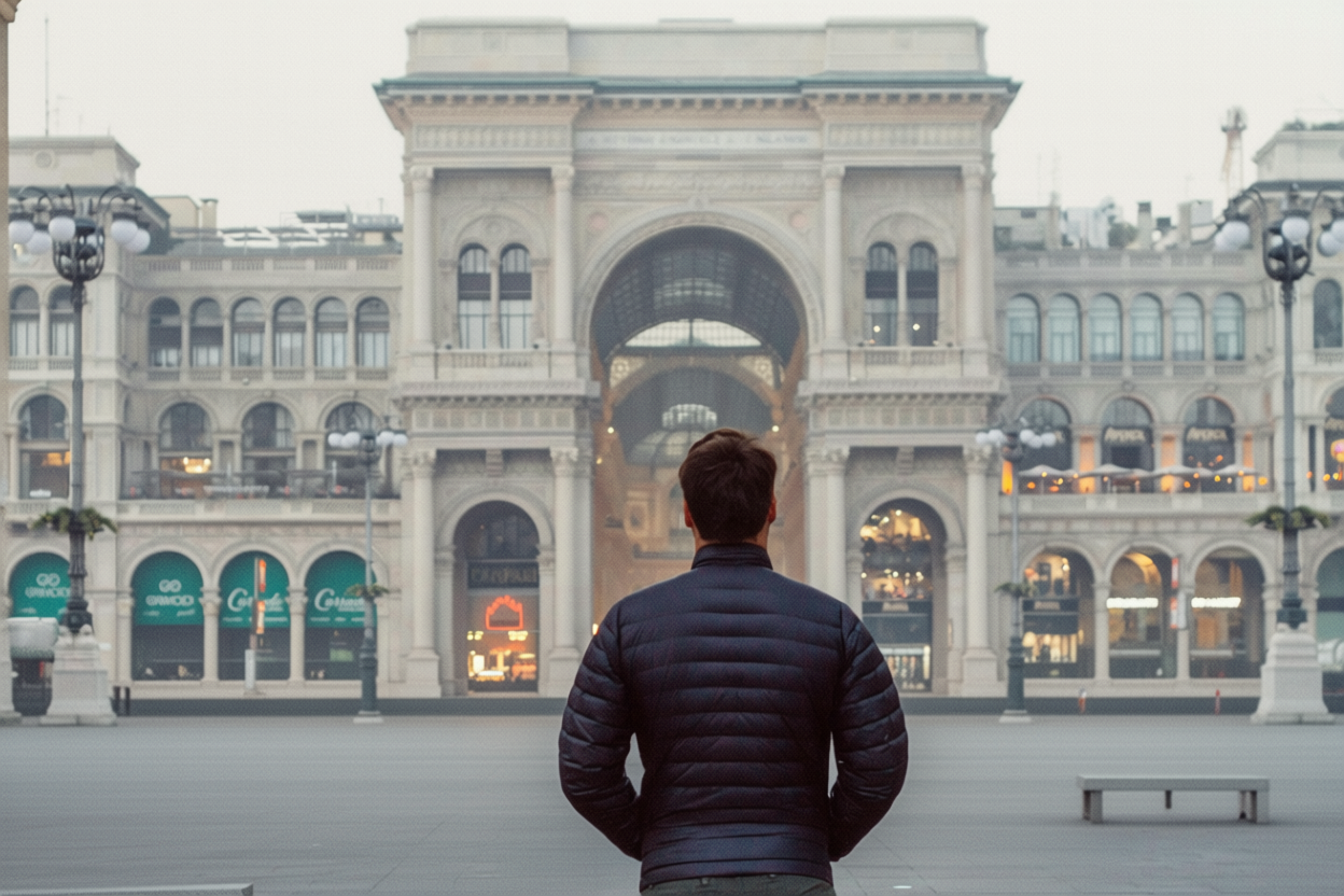 After - Clean city square